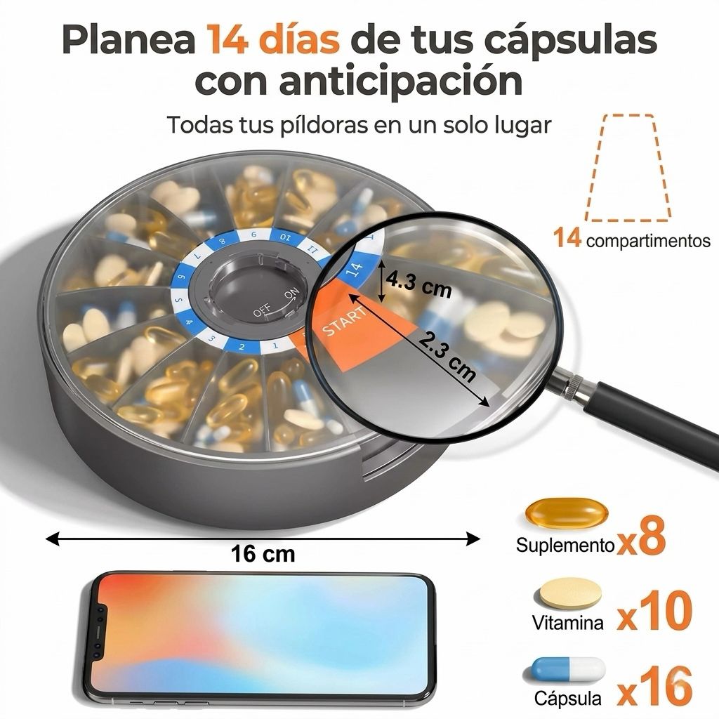 Organiza 14 días de tu rutina en un solo lugar