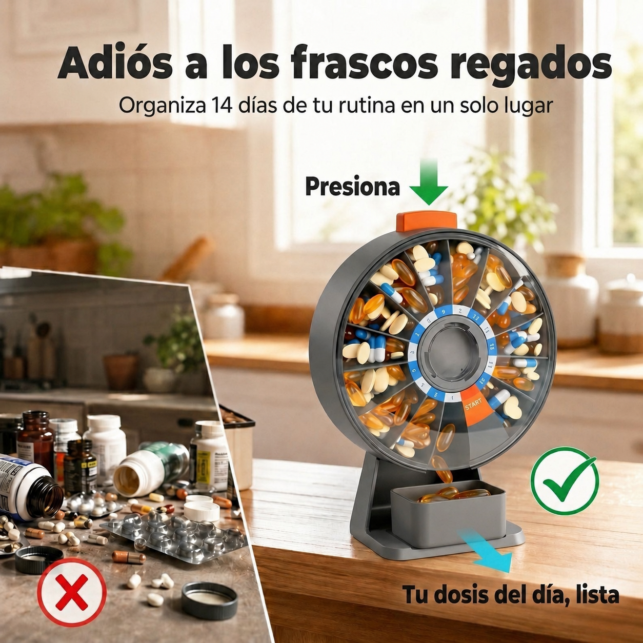 Organiza 14 días de tu rutina en un solo lugar